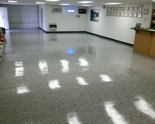 Garage Epoxy Metallic Flooring in Dubai