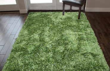 Best Green Shaggy Rug Dubai
