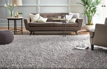 Grey Living Room Carpet in Dubai