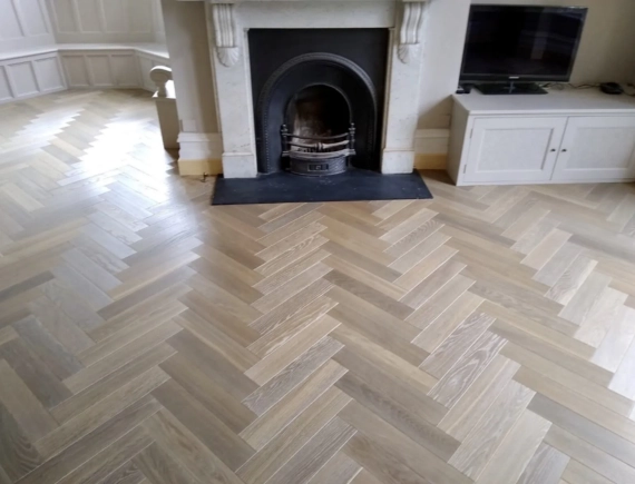 Herringbone Oak Flooring