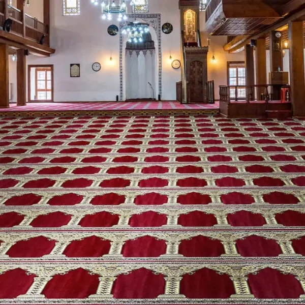 Hira Red Masjid Carpet image 2
