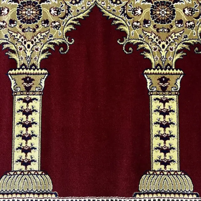 Hira Red Masjid Carpet