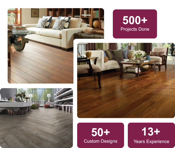 Laminate Flooring Color and Texture Collection in Dubai