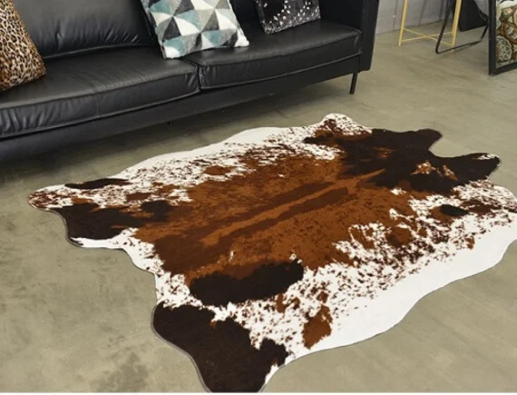 Living Room Decor Cowhide Rug in Dubai