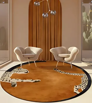 Luxury Round Carpet in Dubai