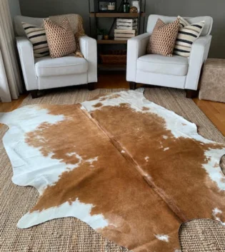 Natural Cowhide Rug for Stylish Spaces in Dubai