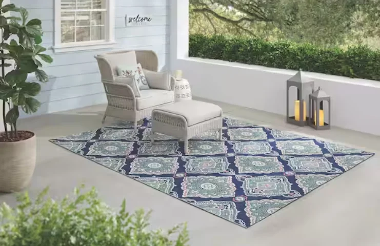 Outdoor rug installation service in Dubai