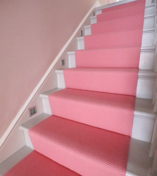 Pink Carpet For Stairs in Dubai