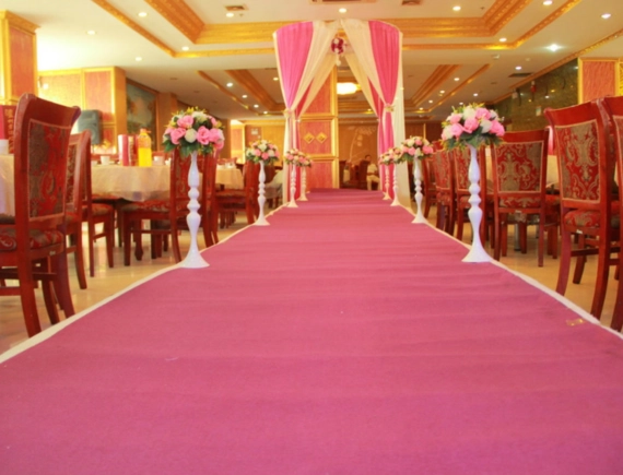 Pink Exhibition Carpet For Wedding in Dubai