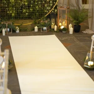 Plain Cream Exhibition Carpet image 3