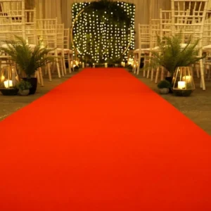 Plain Red Exhibition Carpet