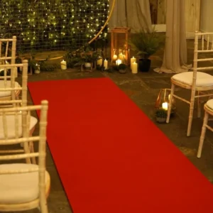 Plain Red Exhibition Carpet image 3