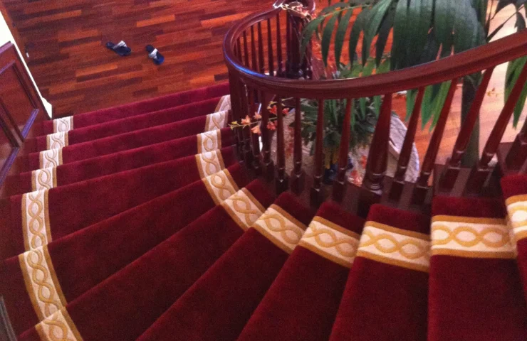 Red Stair Carpet For Hallway in Dubai