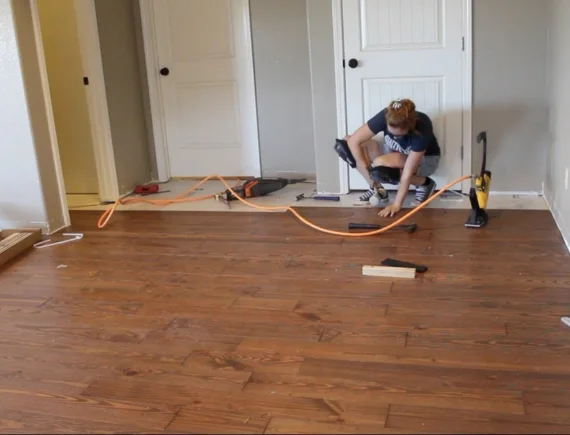 Residential flooring installation inDubai