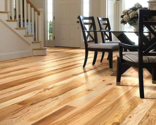 Solid Hickory Wood Flooring for Homes in Dubai