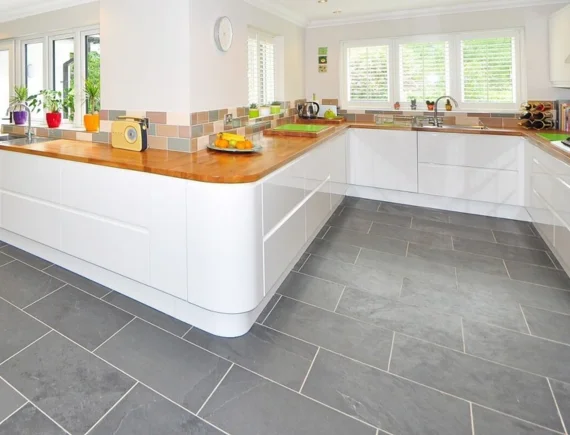 Stone Kitchen Flooring in Dubai