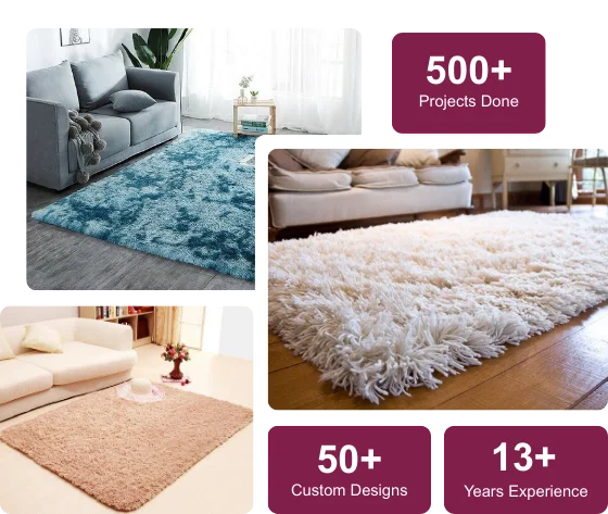 Stylish Shaggy Rug Collection in Dubai