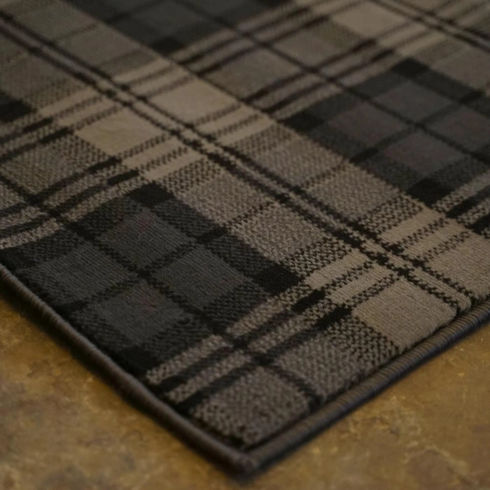 Tartan Black Exhibition Carpet image 2