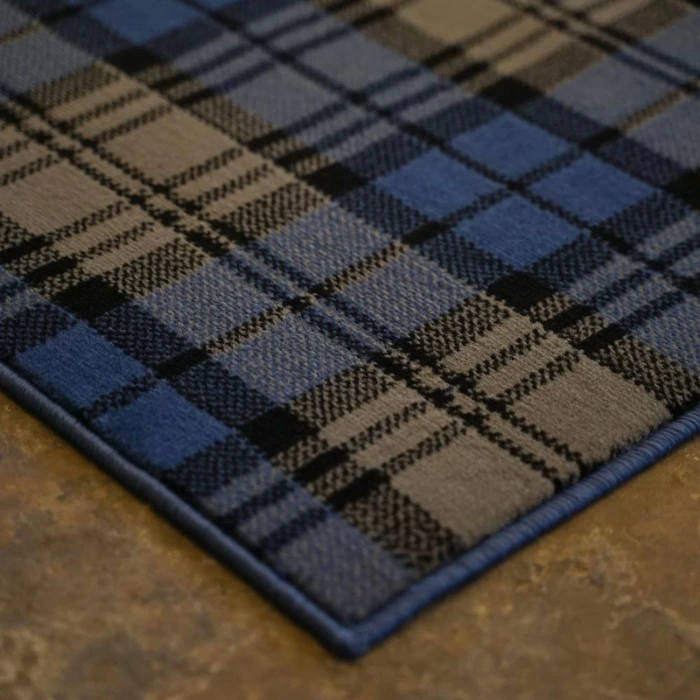 Tartan Blue Exhibition Carpet image 2
