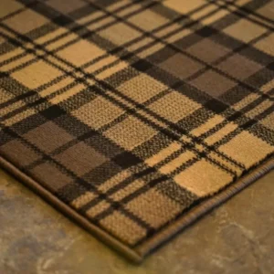 Tartan Brown Exhibition Carpet image 2