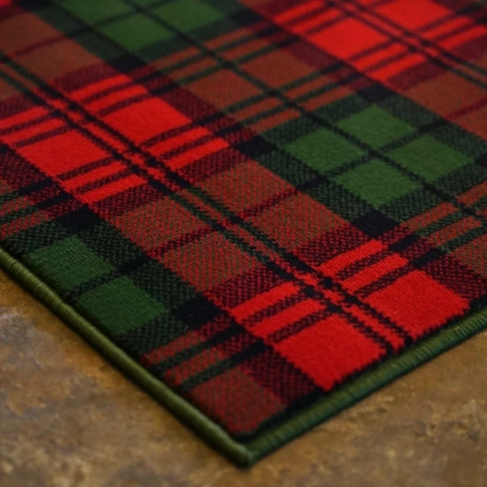 Tartan Red and Green Exhibition Carpet image 2