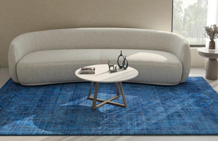 Vibrant Blue Carpet to Brighten Your Living Space in DUbai