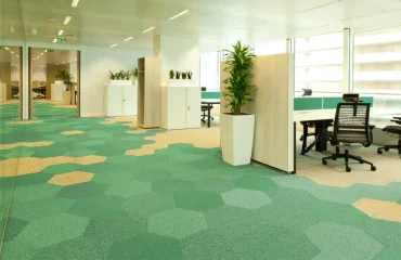 sustainable office carpet tile in Dubai