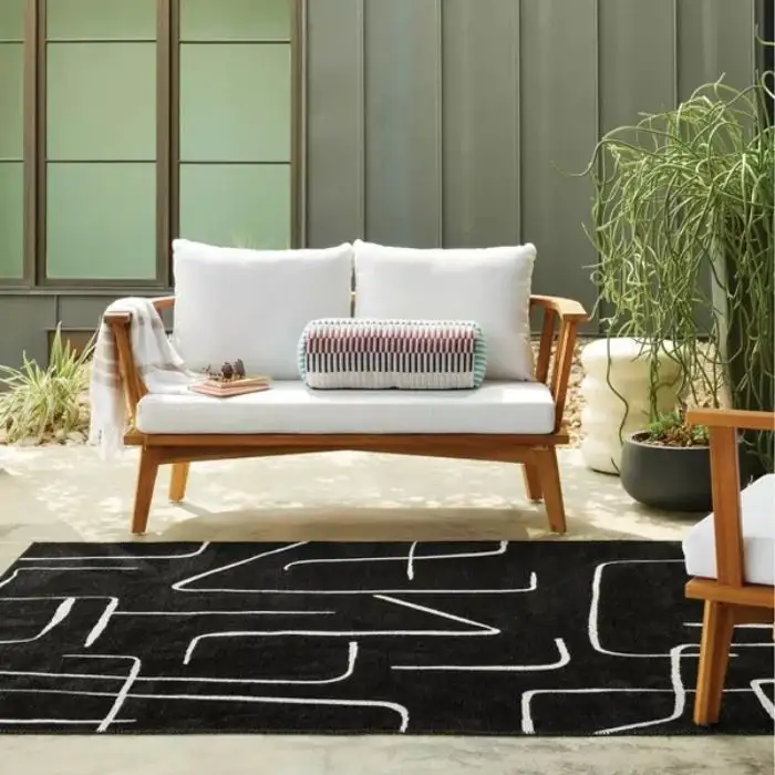 Abstract Outdoor Area Rug