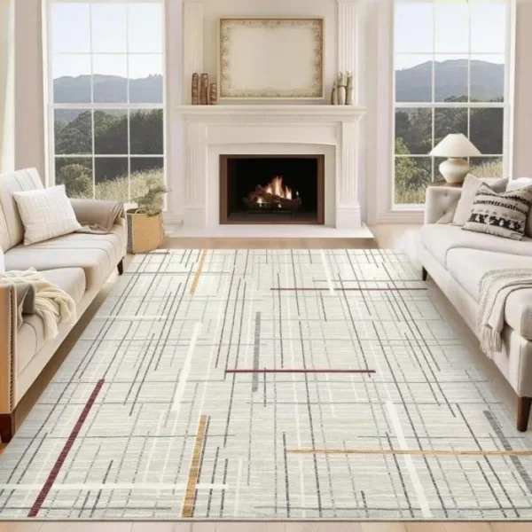 Acekool Abstract Area Rug img 2