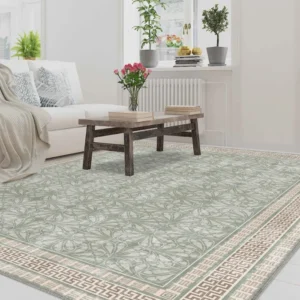 Alexis Modern Bordered Washable Turkish Carpet img 3