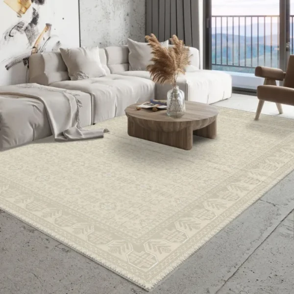 Anya Cream Beige Turkish Carpet image 3