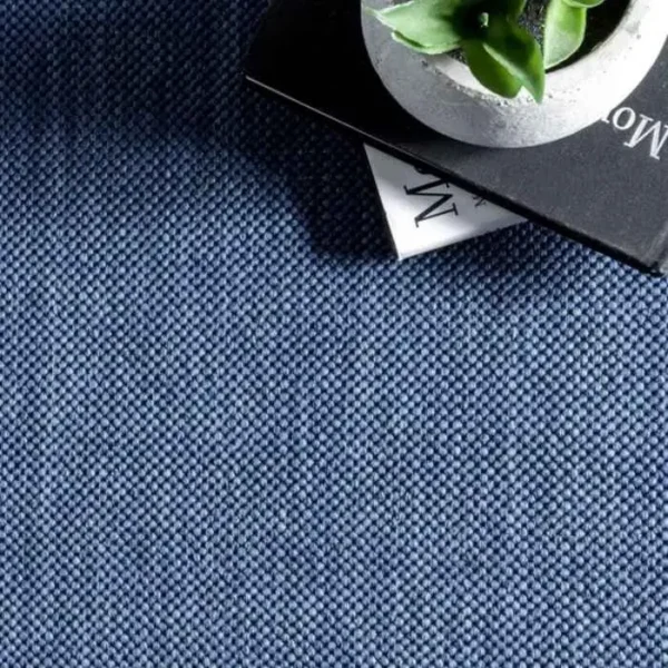 Asha Striped Border Round Rug img 1