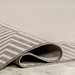 Asha Striped Outdoor Rug - Image 2