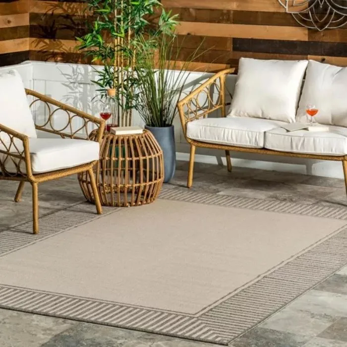 Asha Striped Outdoor Rug