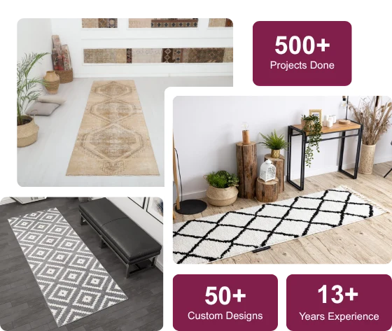 Premium handmade runner rug supplier Dubai