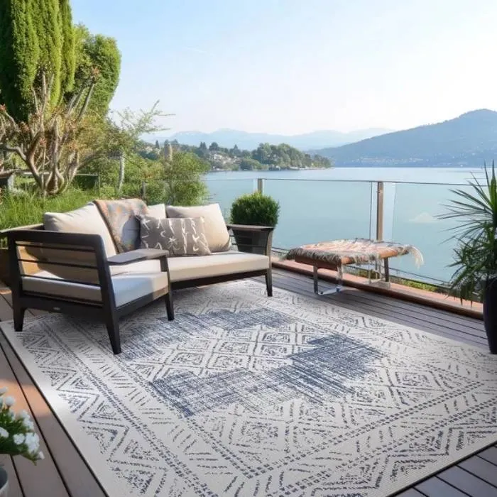 Bohemian Transitional Outdoor Rug