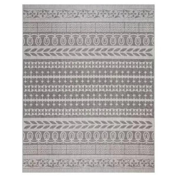 Burke Stripe Outdoor Rug img 3