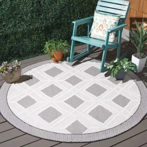 Cabana Power Loomed Round Rug