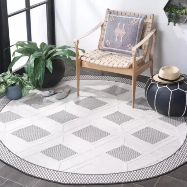 Cabana Power Loomed Round Rug img 1