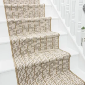 Cable Brown Stair Carpet image 3