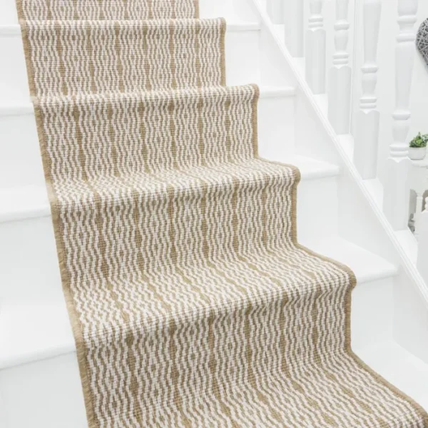 Cable Brown Stair Carpet image 3