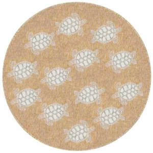 Carmel Indoor Outdoor Round Rug img 4