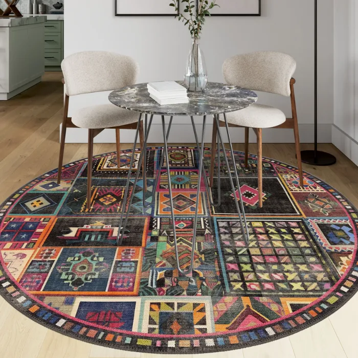 Cassian Boho Patchwork Turkish Rugs img 2