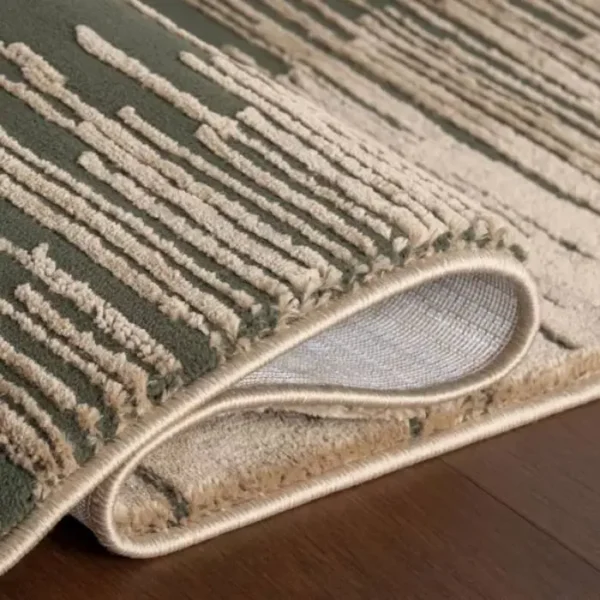 Chandani Abstract Washable Round Rug img 2