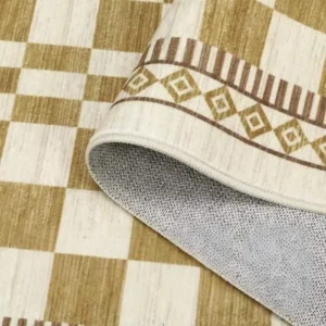Checkered Geometric Area Rug img 3