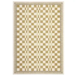 Checkered Geometric Area Rug img 4
