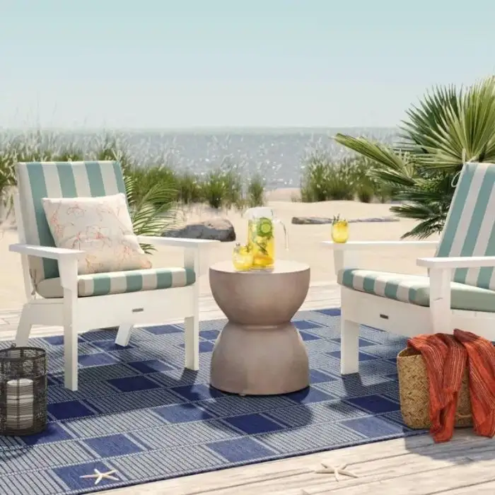 Checkered Outdoor Area Rug