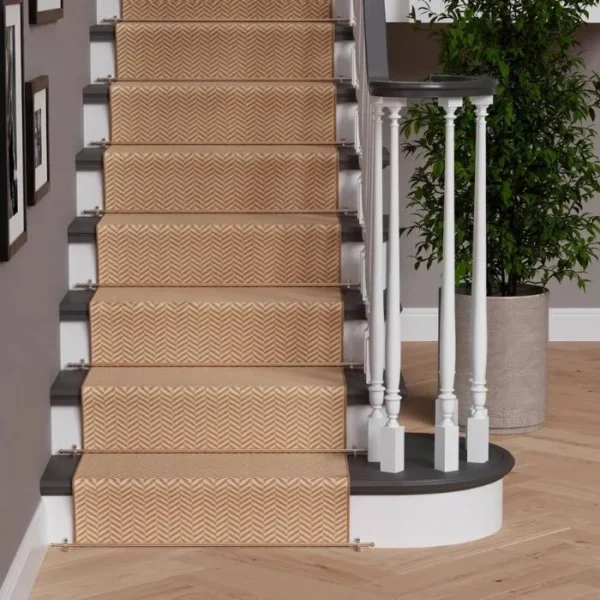 Chevron Stair Carpet Runner