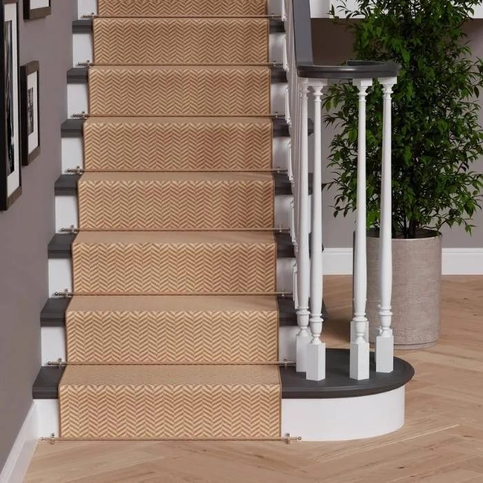 Chevron Stair Carpet Runner
