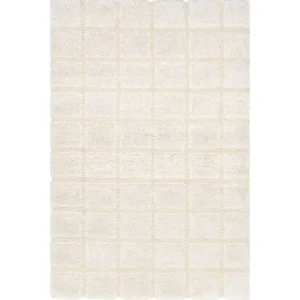 Christabel Checkered Shaggy Rug img 3